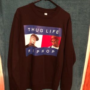 Black ThugLife HipHop Sweater